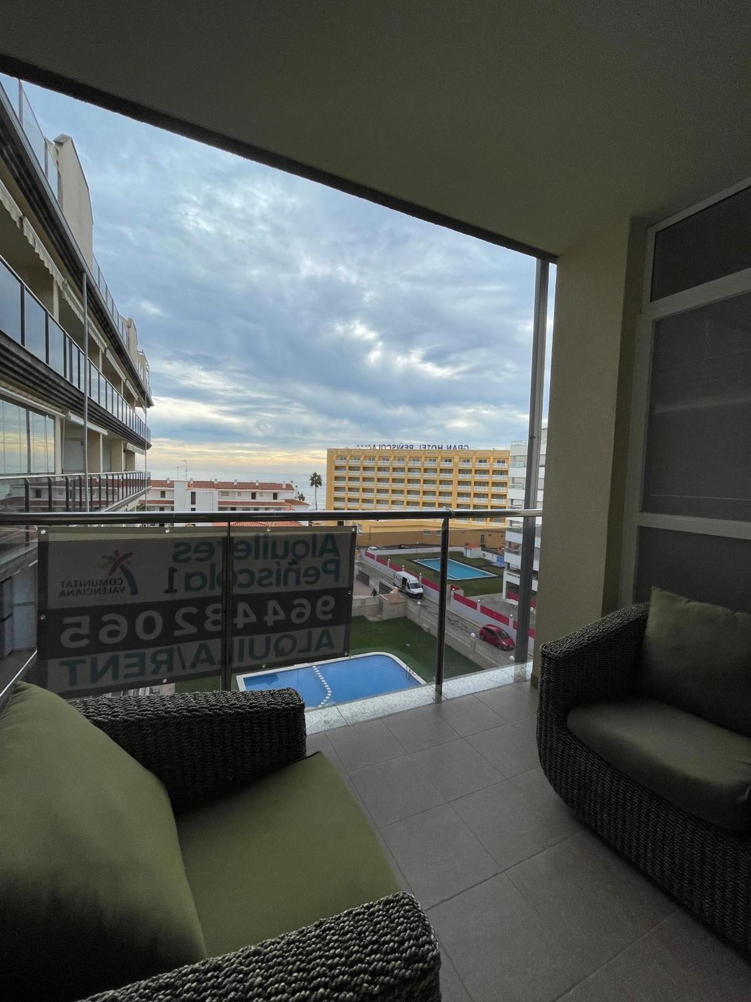 Alpen1 Paseo Maritimo Apartment Peniscola Bagian luar foto